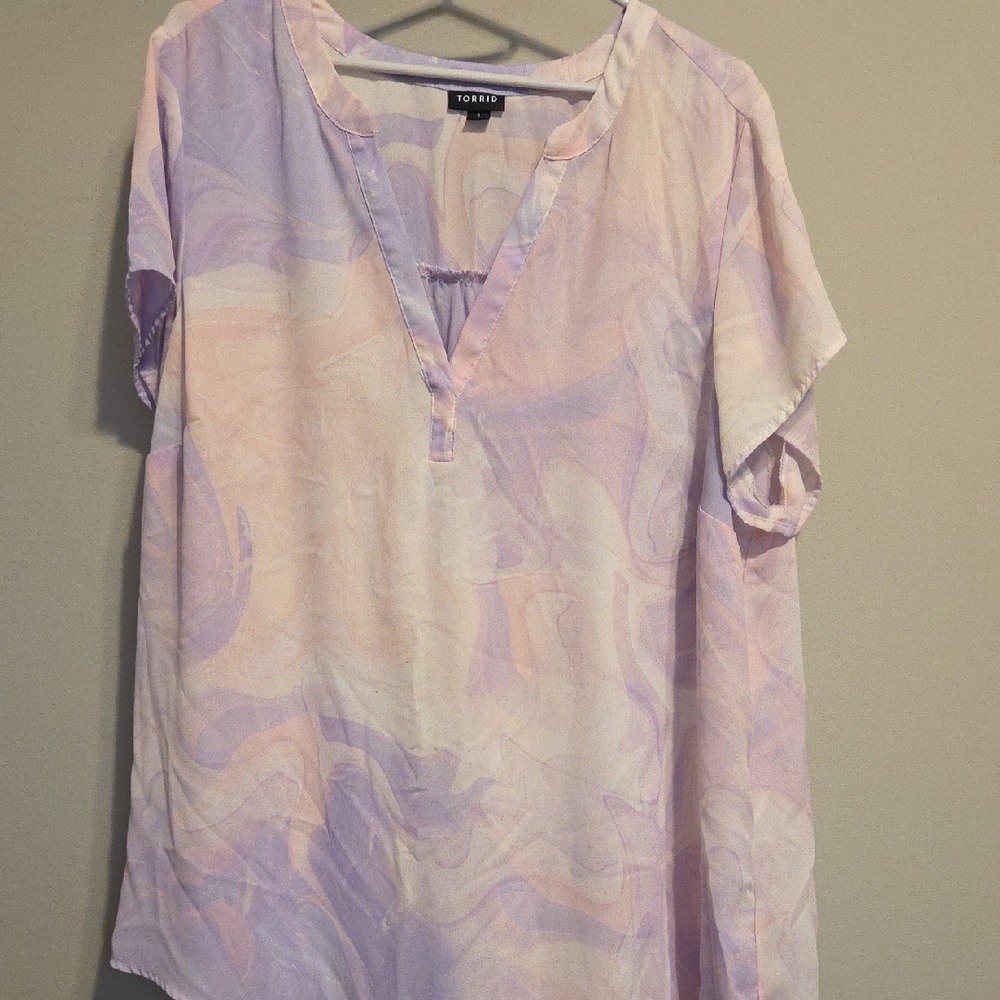 Torrid Women's Soft Pastel Blouse